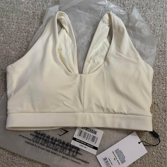 NWT Whitney Simmons x Gymshark Unbleached Sports Bra - Picture 4 of 4